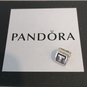 Pandora Retired Sterling Silver Alphabet Bead - Letter T - 790323T